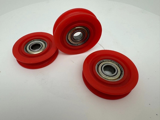 Rolamentos de esferas de ranhuras profundas 6082RS Rolamentos de rodas de posicionamento revestidos de borracha de máquina