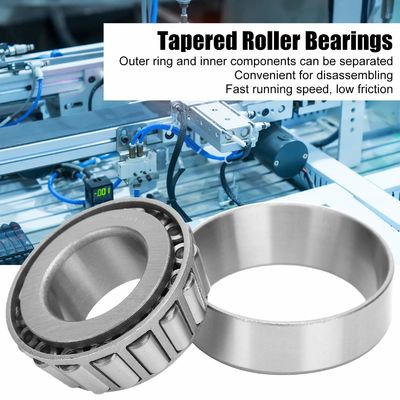 Rolamentos de rolos cónicos de linha única Caixa de almoço Grasse de óleo cónica para motocicletas de reposição de automóveis