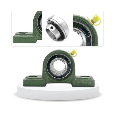 Rolamentos montados de aço cromo GCR15 não padrão UCP210-200D1 para desempenho estável