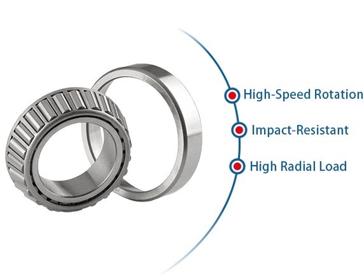 LM44649/10 Porção de rolamento de rolos cónicos de 26,99*50,29*14,22 mm com desempenho estável