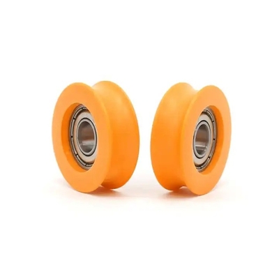 Roda de POM de rolagem de bola de ranhura profunda 698 Roller de nylon para corrida suave em equipamentos de fitness