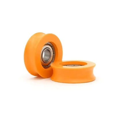 Roda de POM de rolagem de bola de ranhura profunda 698 Roller de nylon para corrida suave em equipamentos de fitness