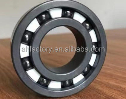 Estrutura de esferas de ranhuras profundas Rolamentos cerâmicos completos 608 para baixos requisitos de manutenção