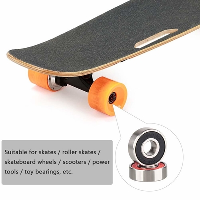 Adaptado ABEC7/9 rolamento de bola de skate com gaiola de cobre e rolamentos cerâmicos 608