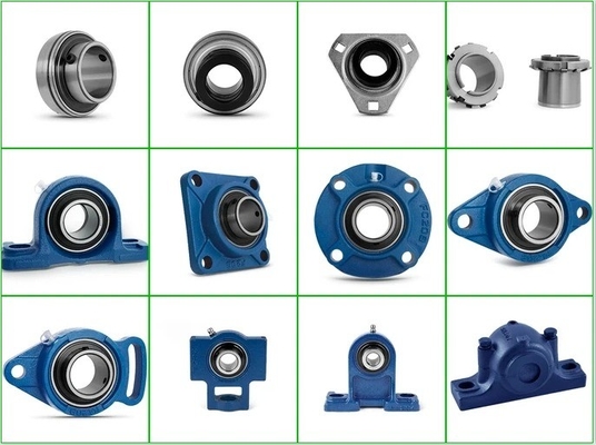 Instalação de fabrico UCFL205 Unidade de habitação de blocos de almofadas com flanges para máquinas agrícolas