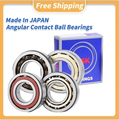 Desempenho estável 7316BECBM Single Row Angular Contact Ball Bearing 80mm x 170mm x 39mm com voz baixa