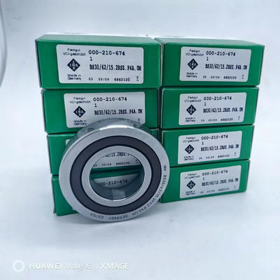 Rolamento de contacto angular de alta precisão BS30/62/15.2RSZ.P4A.UM para suporte de parafusos CNC