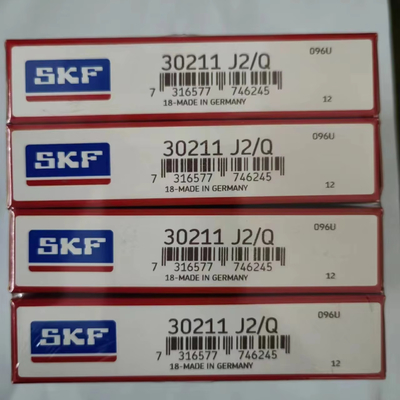 Rolamentos de rolos cónicos S.K.F. 30211 J2/Q para máquinas de construção e laminadores
