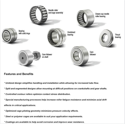 Peças sobressalentes de automóveis Roda de rolamento HK0808 Rolamento de rolos de agulha 8*12*8mm com vedações abertas Tipo