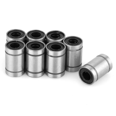 Máquinas e aparelhos têxteis Rolamentos de deslizamento linear de eixo de aço cromo LM6UU com classificação de precisão P0