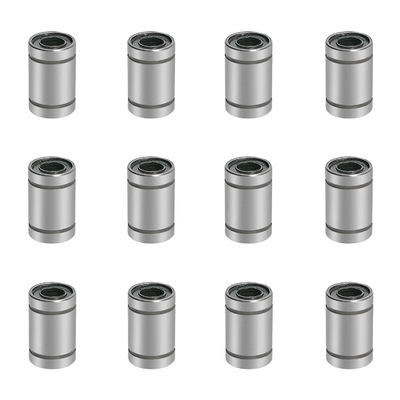 Máquinas e aparelhos têxteis Rolamentos de deslizamento linear de eixo de aço cromo LM6UU com classificação de precisão P0