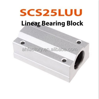 SCS25LUU Rolamento linear de 25 mm para roteador CNC Rolamento de esferas de movimento linear de tipo longo