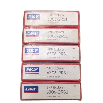 Classificação de precisão P0 P6 P5 P4 P2 Rolamentos de esferas de ranhura profunda 6306-2RS1 para desempenho