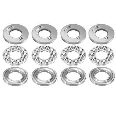 GCr15 Material da série 51200 Rolamento de Esfera de Empuxo em Direção Dupla para operação suave