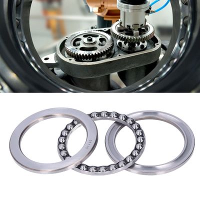 25*52*18 mm Peças de motocicleta Aço cromado 51305 Rolamento de esferas de tração com jaula de aço