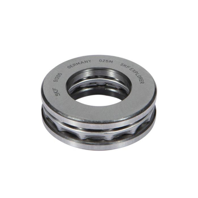 Lubrificação de óleo e gordura de direção única 51305A Rolamento de esferas de empuxo de 25x52x18 mm para mineração de energia