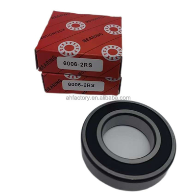 Rolamentos de Esferas de Ranura Profunda de Motocicletas 6006-2RS Caixa de cobre e certificado ISO9001 2008