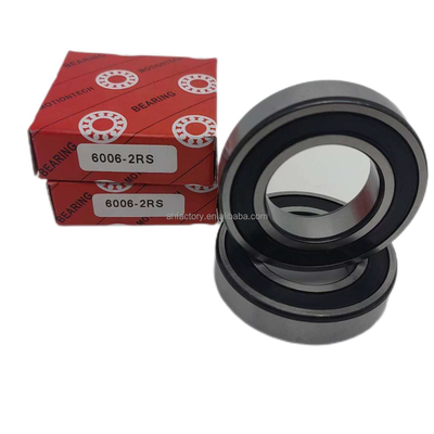 Rolamentos de Esferas de Ranura Profunda de Motocicletas 6006-2RS Caixa de cobre e certificado ISO9001 2008