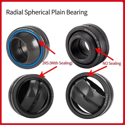 Rolamento plano esférico GE100ET-2RS GE110ET-2RS GE120ET-2RS para máquinas