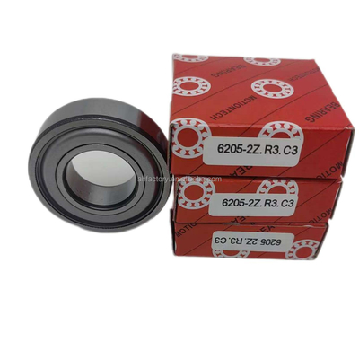 Certificado ISO9001 2008 6205-2Z Rolamento de Esfera de Canos Profundos com Furo de Dimensão de 0 a 25 mm