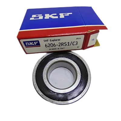Óleo de lubrificação, graxa SKF 6206-2RS Rolamentos de esferas de ranhura profunda para produtos