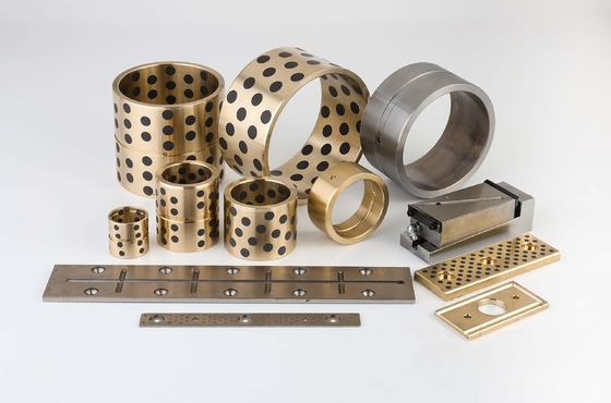 Metric Plain Sintered Bronze Bush Bearing 35*68*55mm para Business Scope em Marrom
