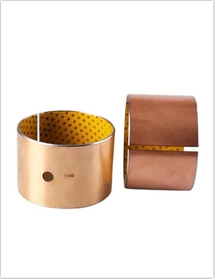Metric Plain Sintered Bronze Bush Bearing 35*68*55mm para Business Scope em Marrom