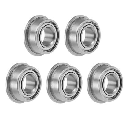 Rolamentos de esferas de ranhura profunda com mini-flancas F625 F626 F627 F628 2RS 2RZ ZZ com gaiola de aço