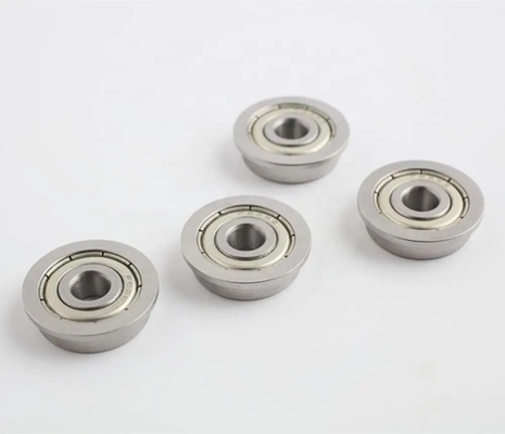 Performance estável de baixa voz MF128-ZZ Alta precisão 2 RS Flange Rolamentos de esferas de ranhura profunda