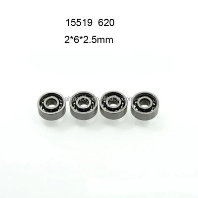 Acero cromado GCR15 MR62-2RS Rolamento de esferas de ranhura profunda 2*6*2.5mm para embalagem de logotipo personalizado