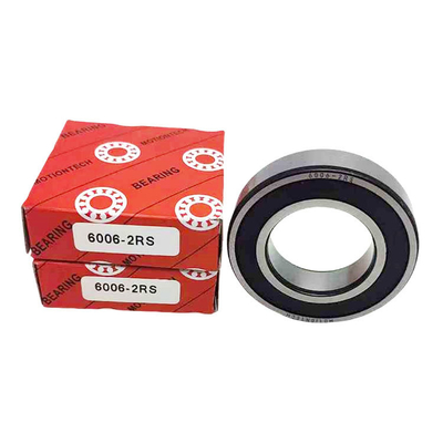 Rolamentos de esferas de ranhura profunda de linha única 6006-2RS para alta velocidade e fiabilidade