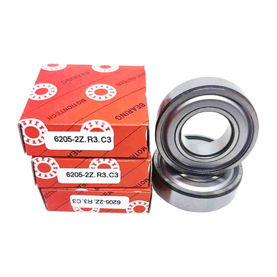 6205-2Z/C3 Rolamentos de Esferas de aço inoxidável com ranhura profunda 6205-2Z/C3 com vedações 2Z ZZ Tipo