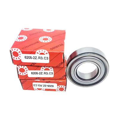 6205-2Z/C3 Rolamentos de Esferas de aço inoxidável com ranhura profunda 6205-2Z/C3 com vedações 2Z ZZ Tipo