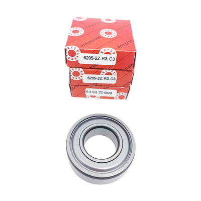 6205-2Z/C3 Rolamentos de Esferas de aço inoxidável com ranhura profunda 6205-2Z/C3 com vedações 2Z ZZ Tipo