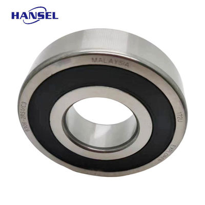 Rolamentos de esferas com ranhuras profundas de dupla linha de vários tipos S k f 6306-2RS/C3 para altas temperaturas