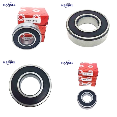 25 mm Tamanho do furo C0 C2 C3 C4 C5 Roda de esferas de ranhura profunda de linha dupla 6205-2rs da SKF