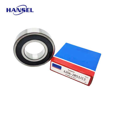 Dimensão de furo 0 30 mm S K F Rolamentos de esferas de ranhura profunda 6206-2RS1/C3 para desempenho
