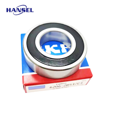 Dimensão de furo 0 30 mm S K F Rolamentos de esferas de ranhura profunda 6206-2RS1/C3 para desempenho