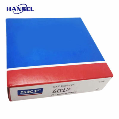 Rolamentos de esferas de ranhuras profundas de aço cromado 6012 durável para ambientes de alta temperatura