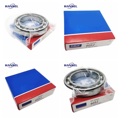 Z1V1 Vibração e tamanho do furo de 0-60mm SKF 6012 Rodagem de esferas de ranhura profunda de linha dupla
