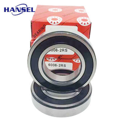 Aço cromado/GCr15 aço inoxidável com rolamento de esferas de ranhuras profundas 6006-2RS tamanho de furo de 30 mm