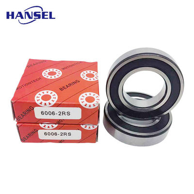 Aço cromado/GCr15 aço inoxidável com rolamento de esferas de ranhuras profundas 6006-2RS tamanho de furo de 30 mm