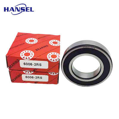 Aço cromado/GCr15 aço inoxidável com rolamento de esferas de ranhuras profundas 6006-2RS tamanho de furo de 30 mm