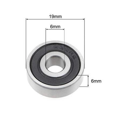 Rolamentos de esferas de aço em miniatura 627RS 627ZZ 627 2RS 0 7 mm