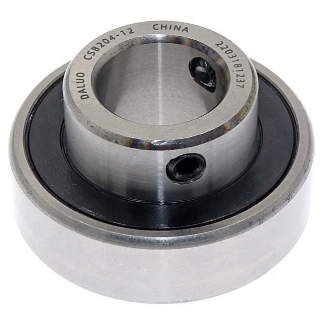 Acero cromado GCR15 UC204 UC205 UC206 UC207 UC208 UC209 Rolamento de inserção de blocos de travesseiro de aço inoxidável