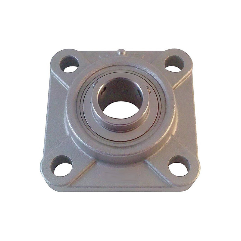 Tamanho personalizado Logotipo P5 Precision aço inoxidável quadrado flange almofada Bloco de rolamento SUCF214