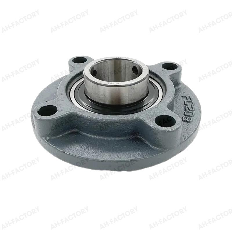 Rolamentos de esferas montados em blocos de travesseiros termoplásticos a granel com material GCR15 de aço cromado