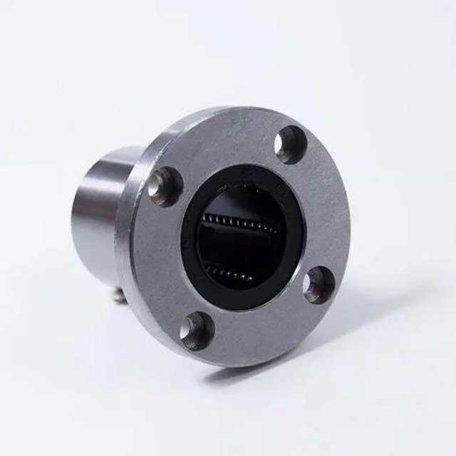 Rolamento linear de flange redonda de longa duração LMF6UU LMF8UU LMF10UU LMF12UU Para oficinas de reparação de máquinas