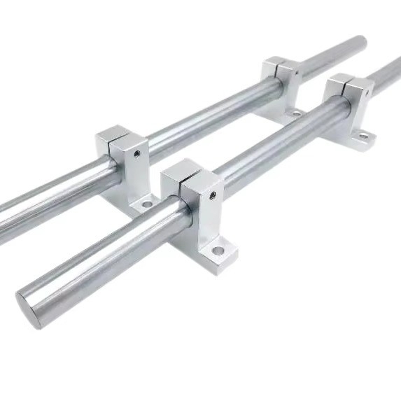 SK12 Unidades de deslizamento de bolas de movimento linear da série SK OEM Guide Rail Linear Bearing Shaft Support