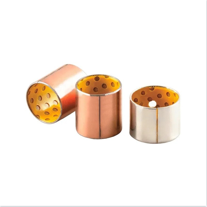 Metric Plain Sintered Bronze Bush Bearing 35*68*55mm para Business Scope em Marrom